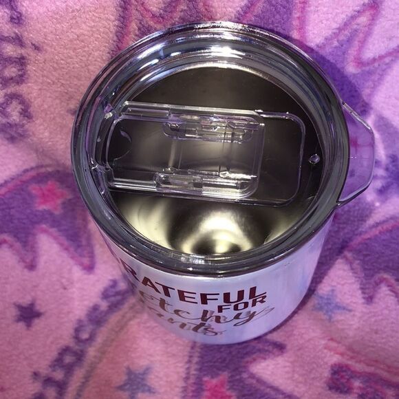 NWOT Large Wine Tumbler With Sliding Sip Lid - Picture 2 of 8